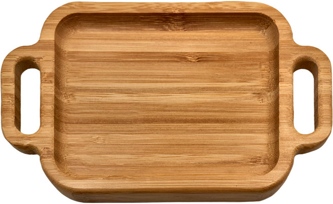 雅竹 把手竹盤, 1個