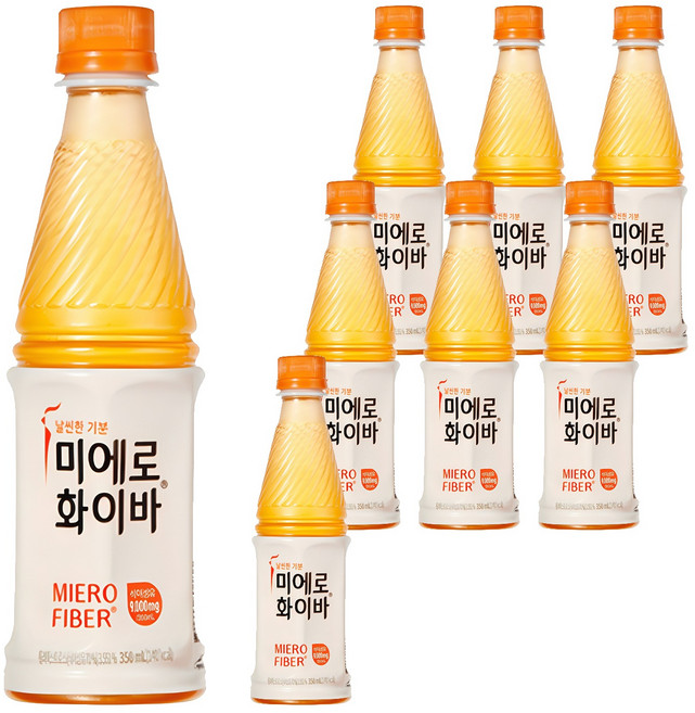 미에로화이바 PET, 350ml, 8개