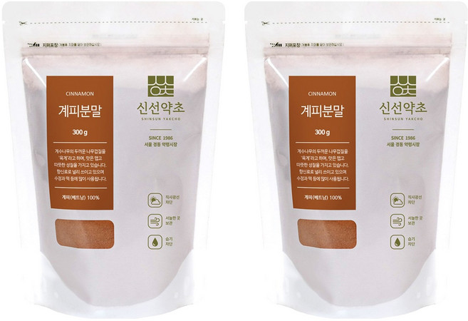 신선약초 계피분말, 300g, 2개