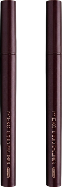 MEKO 絕色媚眼防水眼線液筆 Y-065 0.7g, 03玫瑰棕, 2支