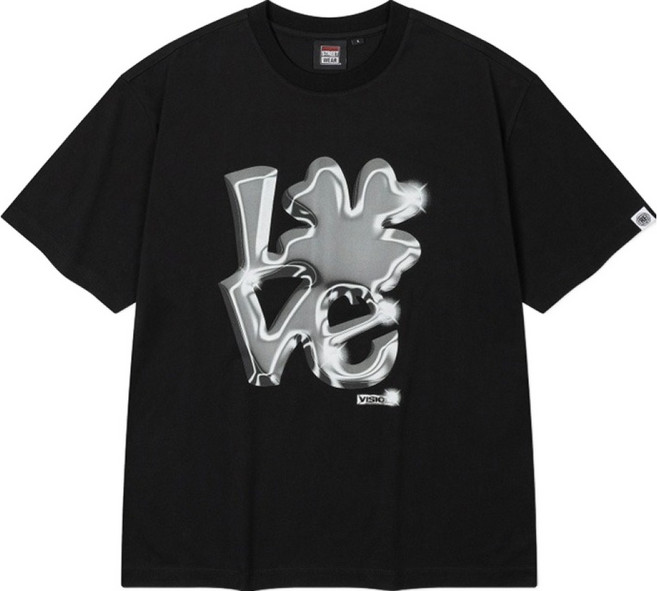 비전스트릿웨어 남녀공용 3D Love T Shirts VS2302ST20
