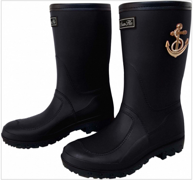 三和牌 MIT甜心清漾半筒雨靴