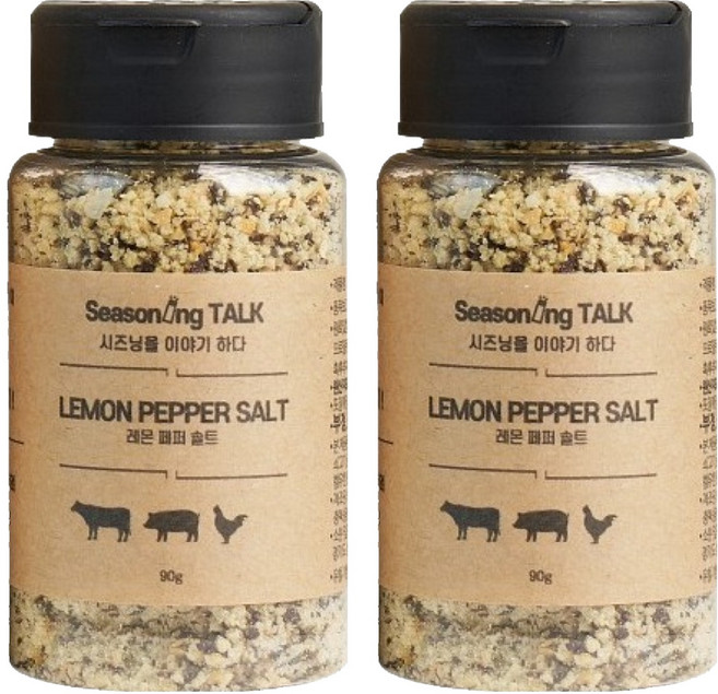 시즈닝톡 레몬페퍼 솔트, 90g, 2개