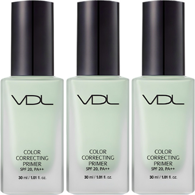 브이디엘 컬러 코렉팅 프라이머 30ml, 민트, 3개