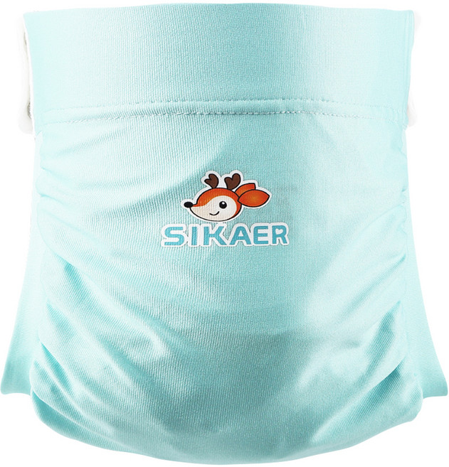 SIKAER 喜可褲 素色系列機能環保布尿布 (3-15公斤適用), 粉綠色, 1件