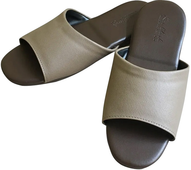 TAIWAN SLIPPER 台灣犀利趴 台灣製造 經典系列 紳士皮質室內拖鞋, 法蘭棕, 1雙