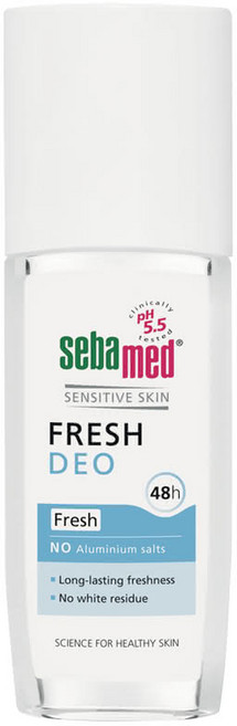 sebamed 施巴 體香露 清新海洋 75ml 不含鋁鹽 不阻塞毛孔, 1瓶