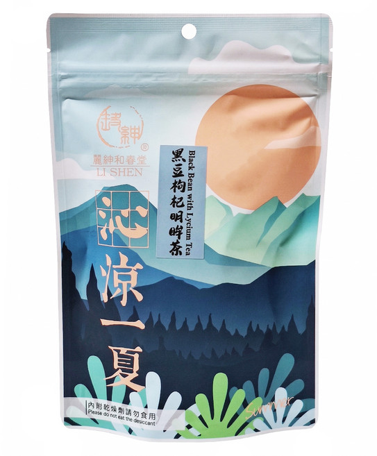 麗紳和春堂 黑豆枸杞明眸茶, 10g, 10入, 1包