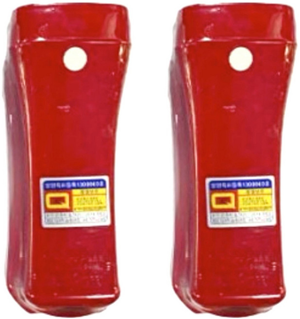 LED 휴대용 비상 조명등, 2개, 레드