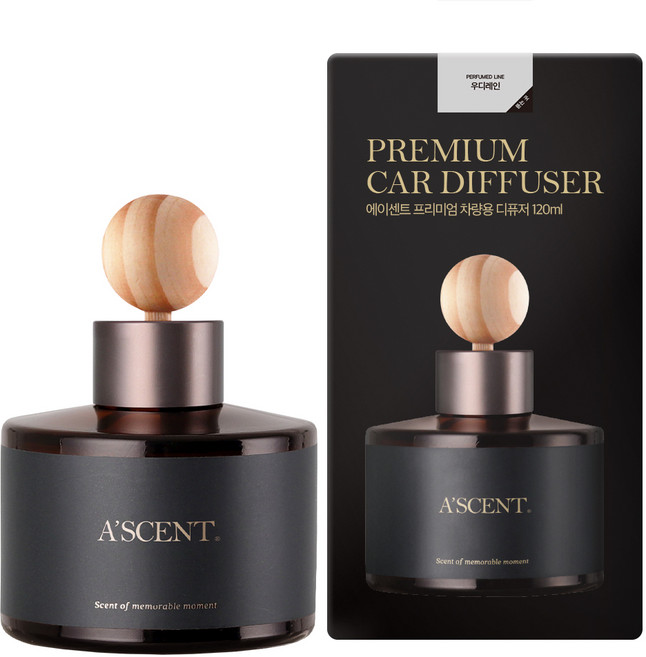 에이센트 차량용 디퓨저 세트, 우디레인, 1개