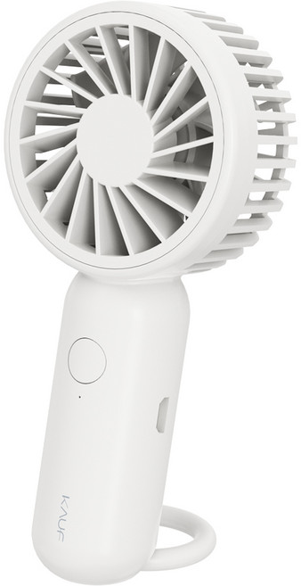 카프 휴대용 여행용 무선 충전식 초소형 BLDC 모터 키링 미니 핸디 선풍기, KF-SHF05, 화이트