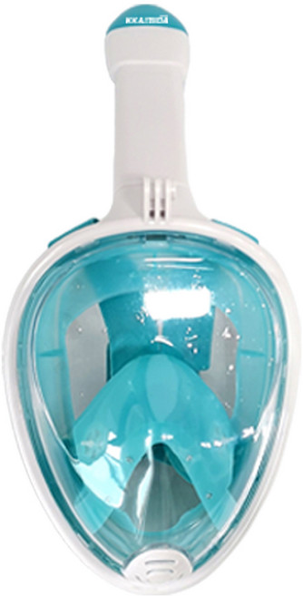 깨비다 풀페이스 스노쿨링 마스크 성인용, 그린