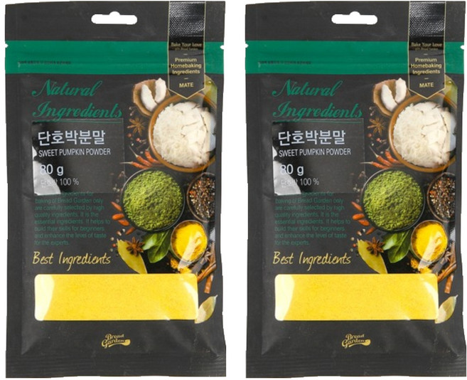 브레드가든 단호박 분말, 80g, 2개