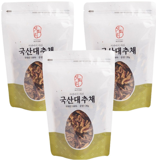 넛토리 대추채, 130g, 3개