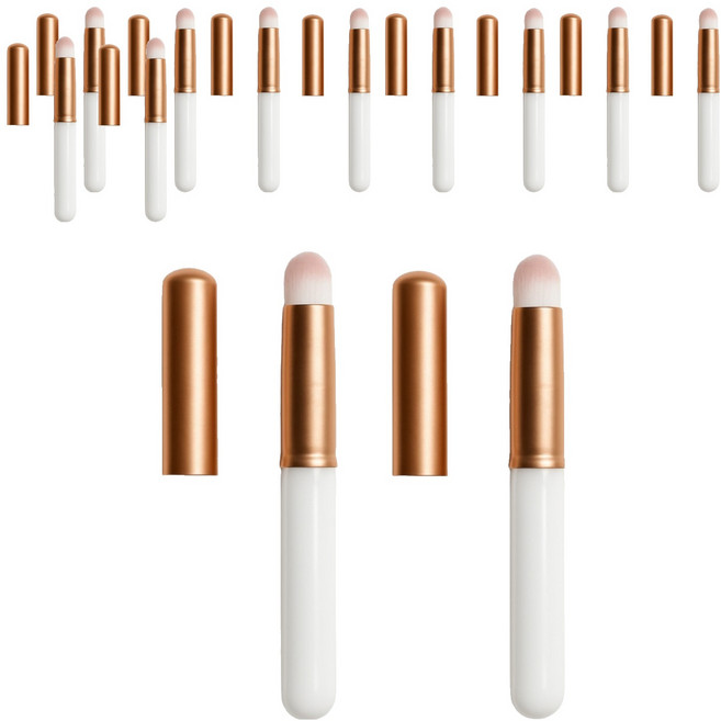 THE압구정언니 핑거팁 립스머지 립브러쉬, 12개, 화이트