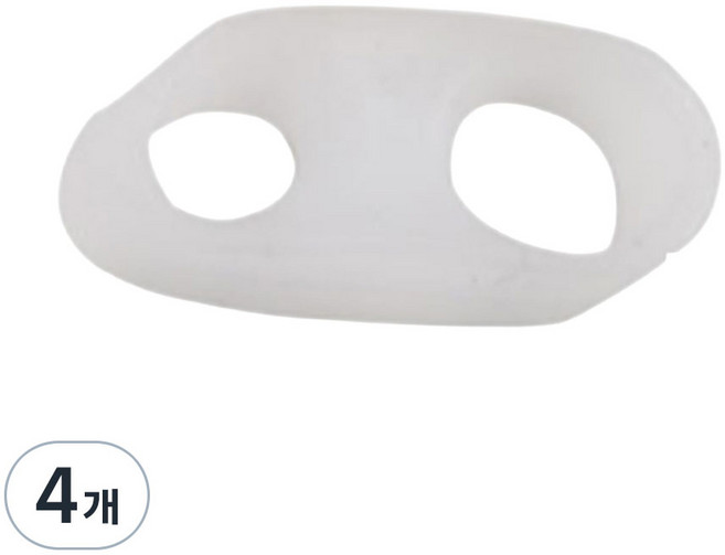 경이상점 새끼발가락 실리콘 발가락링 보호대, 4개