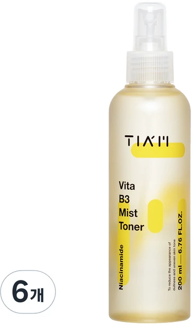 티암 비타 B3 미스트 토너, 6개, 200ml - 쿠팡