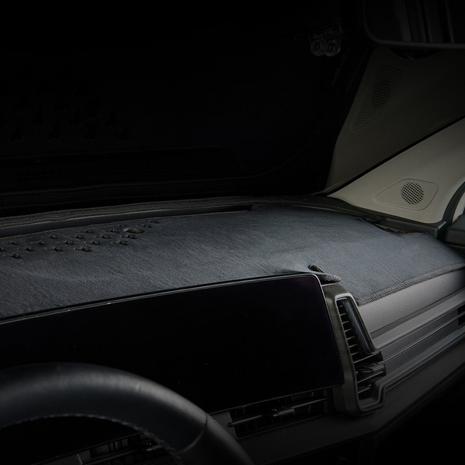 메이튼 슈퍼소프트 벨벳 대쉬보드 커버 논슬립패드, 기아 스포티지 NQ5 (21년7월~), 블랙