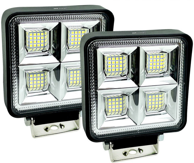 제이엠 사각 울트라 확산형 서치라이트, 2개, 64LED