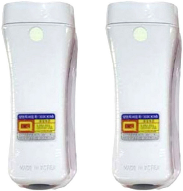 LED 휴대용 비상 조명등, 2개, 화이트