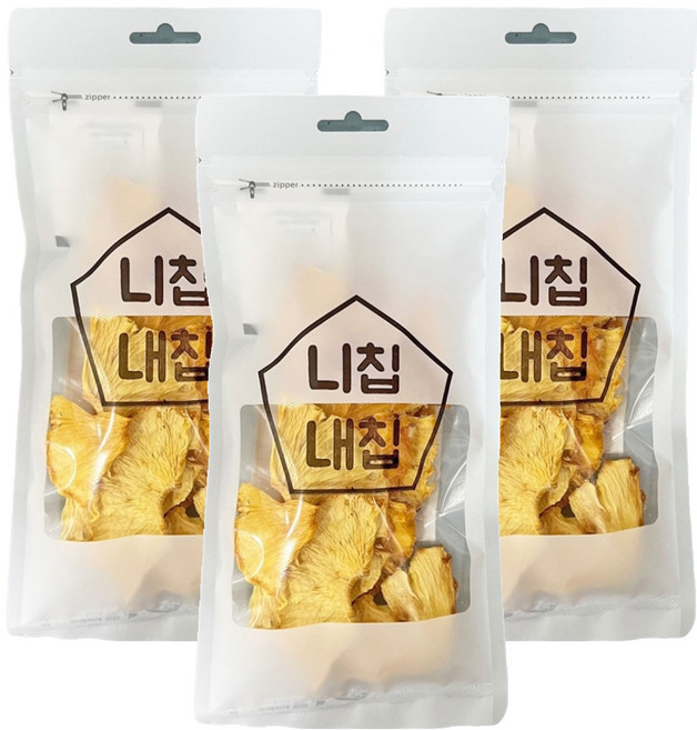 니칩내칩 건조 파인애플, 40g, 3개