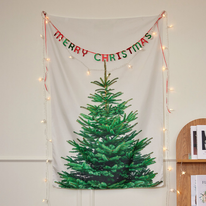 ASPASIA 聖誕節布質海報 + LED星星燈串 + 字母掛旗, 黛安娜