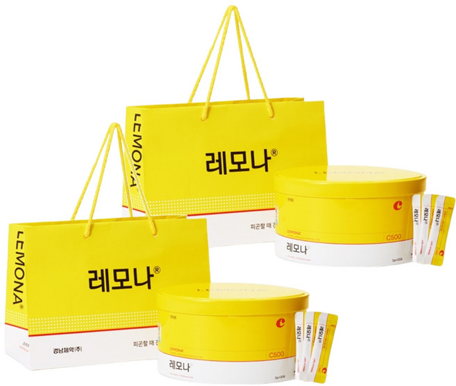 레모나산 비타민C 120포+쇼핑백, 120회분, 2개