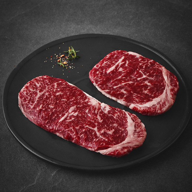 한우 1+등급 숙성등심 구이용 (냉장), 200g, 1개