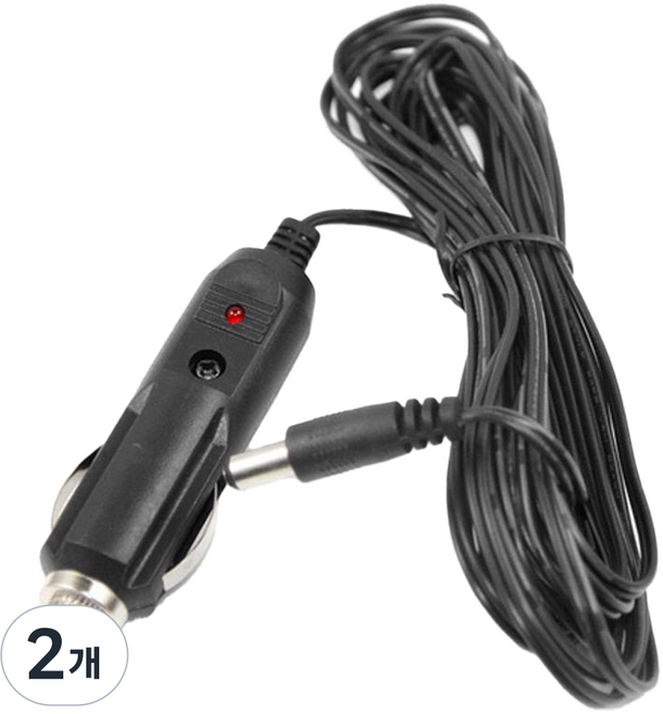 이스트라 차량 충전 케이블 팔로미 24 쿠카 포터블TV 호환, 2개