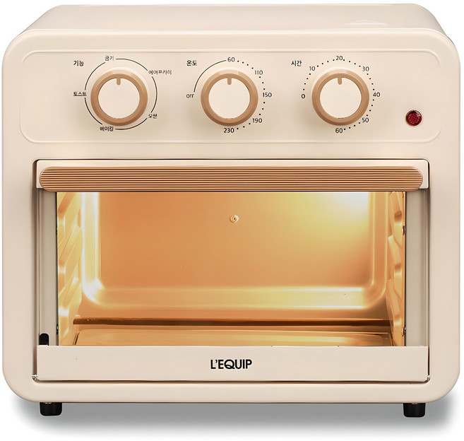 리큅 에어프라이어 오븐 12L, LAF-MO1208CM, 아이보리