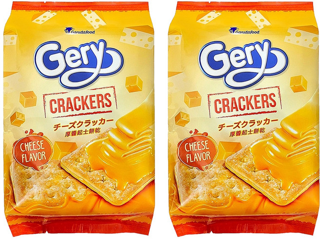 Gery 芝莉 厚醬餅乾 起司味, 216g, 2包