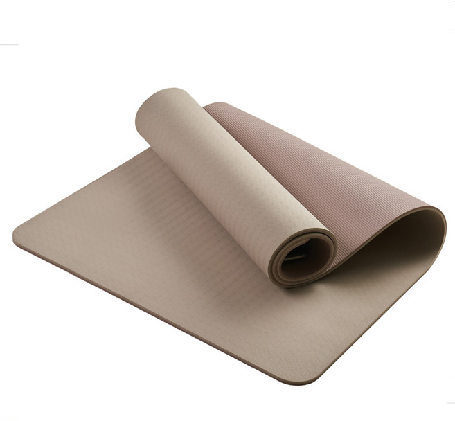 스포틀러 TPE 요가매트 와이드 6mm, 샌드 베이지, 1개