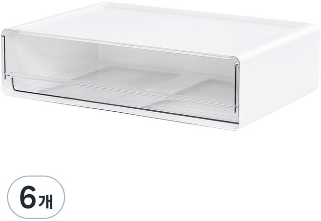 까사마루 다용도 펜트리 올림 서랍장 와이드형, 화이트, 6개