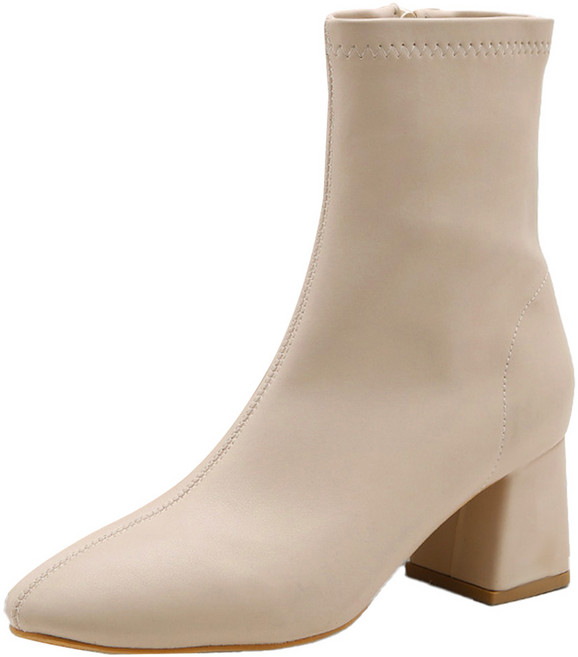 사뿐 여성용 블래티 삭스 앵클부츠 6cm