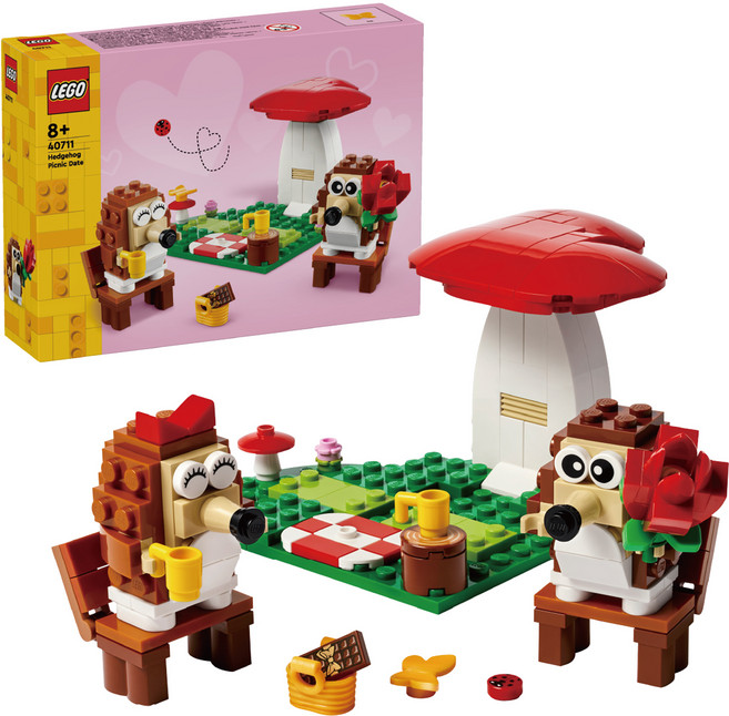 LEGO 40711 刺蝟野餐約會, 1盒