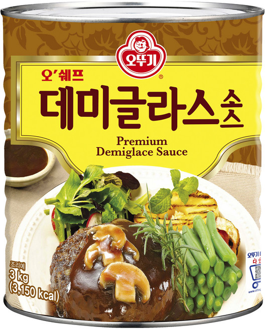 오뚜기 오쉐프 데미글라스, 3kg, 1개