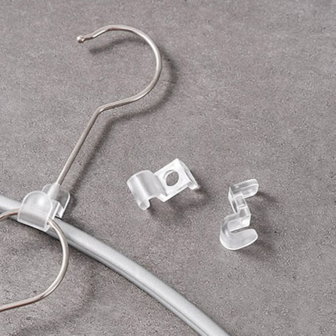 마와 옷 연결고리 커넥터, 투명, 10개