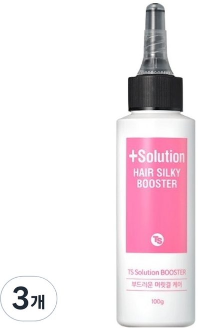 TS 솔루션 헤어 실키 부스터, 100g, 3개