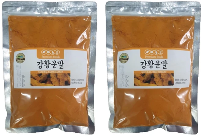 강황가루, 300g, 2개 - 쿠팡