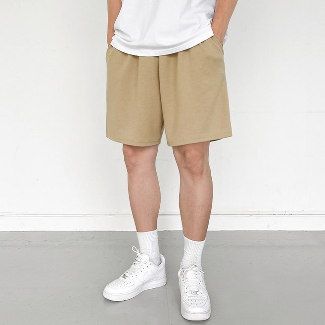 제이에이치스타일 남성용 베이직 밴딩 반바지 JHROK410