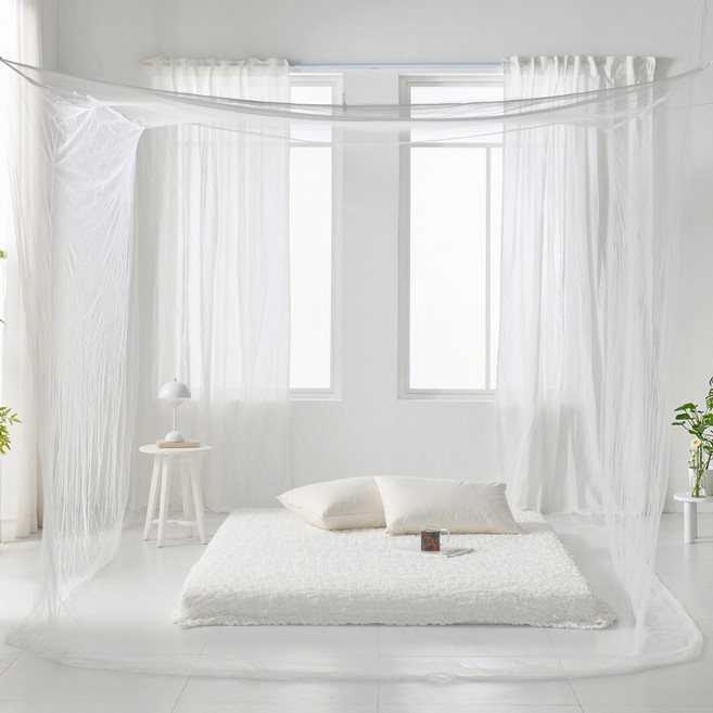 알뜨리 사각 방장 모기장, 화이트