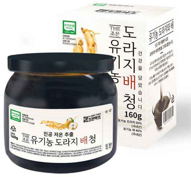 조은약초 유기농 도라지 배청, 160g, 1개입, 1개