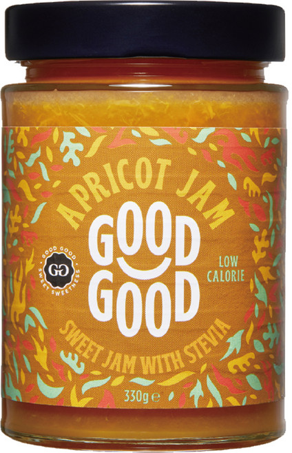 굿굿 저칼로리 스테비아 살구잼, 330g, 1개