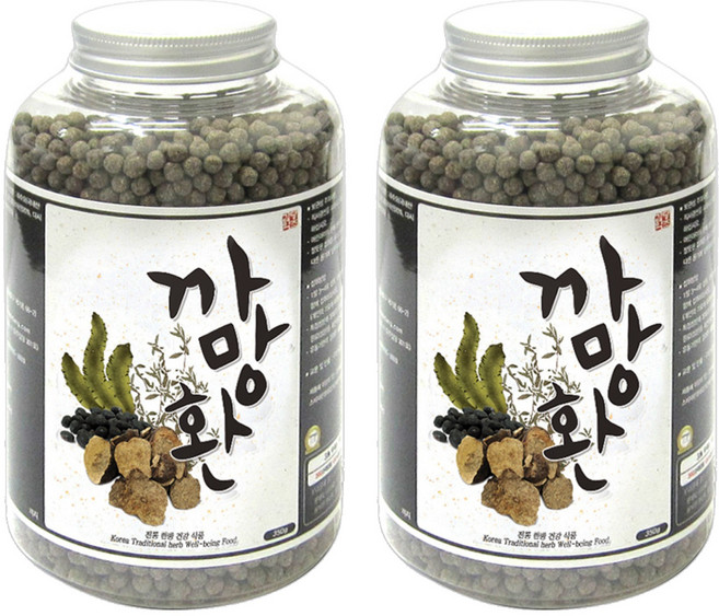 갑당약초 까망환 병타입, 2개, 350g