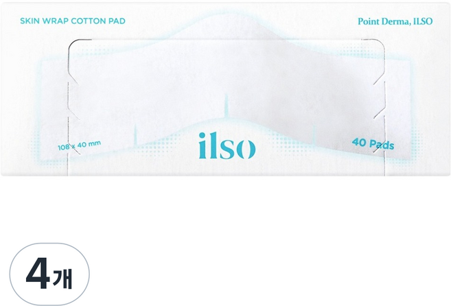 ilso 貼合棉片, 4個, 40枚入