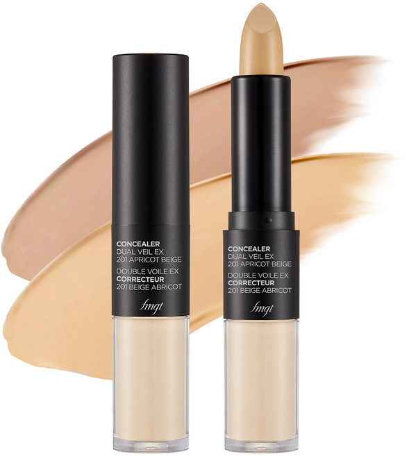 더페이스샵 듀얼 베일 컨실러, 1개, V201애프리콧베이지