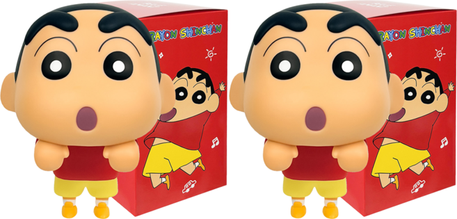 벨르아망 짱구 라이선스 네비게이션 모니터 걸이형 차량용 방향제, 2개, 블랙체리