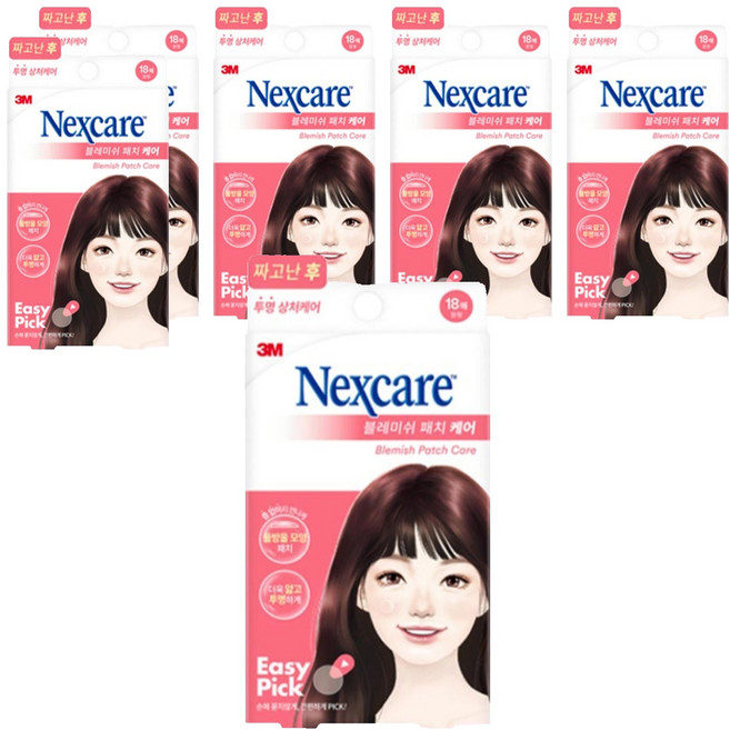 넥스케어 3M 블레미쉬 패치 케어, 18개입, 6개