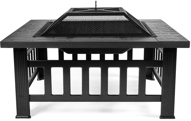 아웃네스트 프리미엄 메탈 테이블 화로대, 81 x 81 x 47 cm, 1개