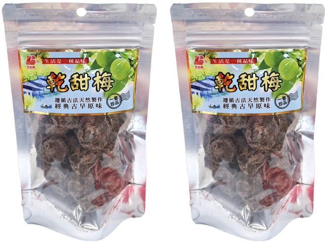 李家興 乾甜梅, 70g, 2包